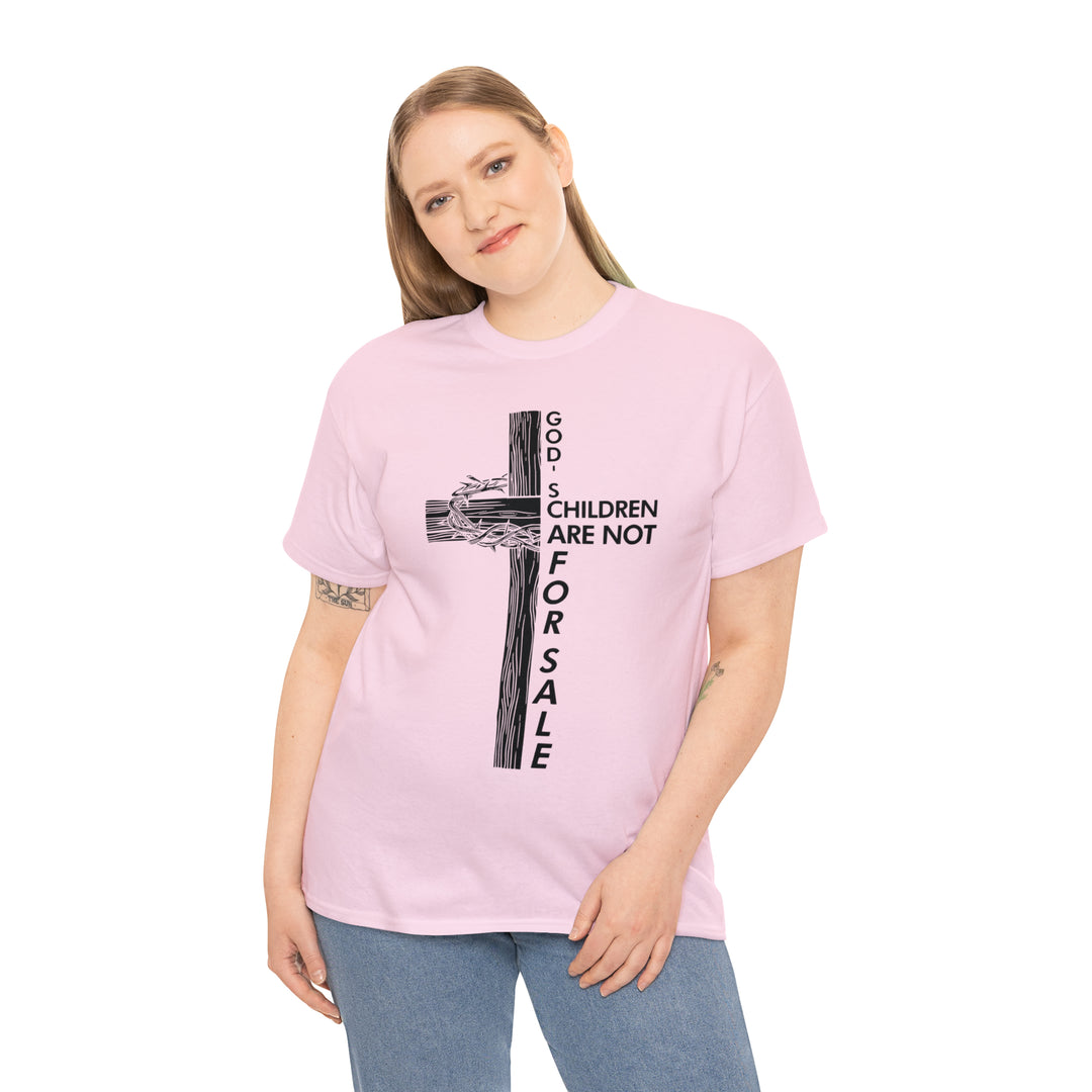 gods children are not for sale-Unisex Heavy Cotton Tee