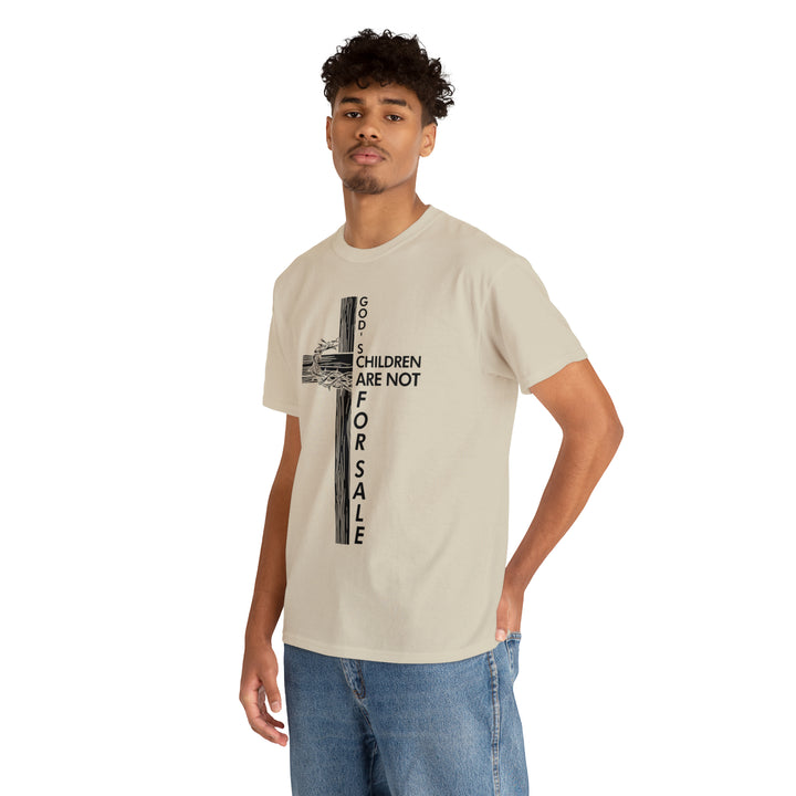 gods children are not for sale-Unisex Heavy Cotton Tee