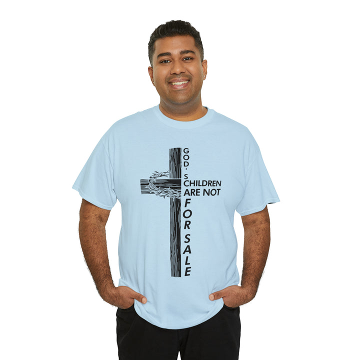 gods children are not for sale-Unisex Heavy Cotton Tee