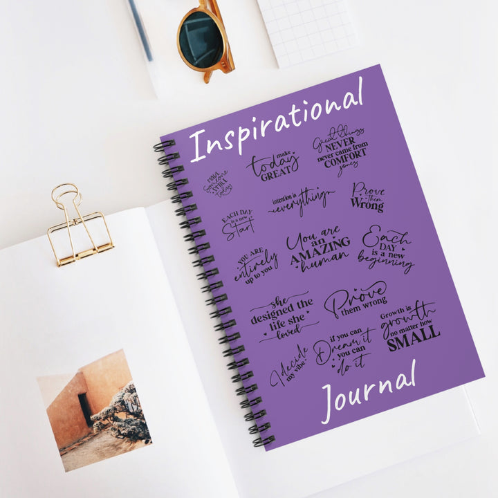Inspirational Journal-Spiral Notebook - Ruled Line