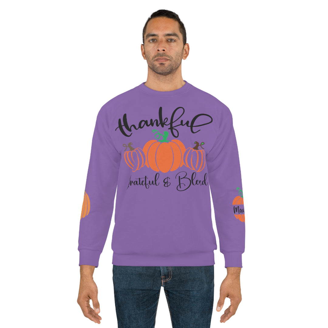 Thankful MawMaw=Unisex Sweatshirt (AOP)