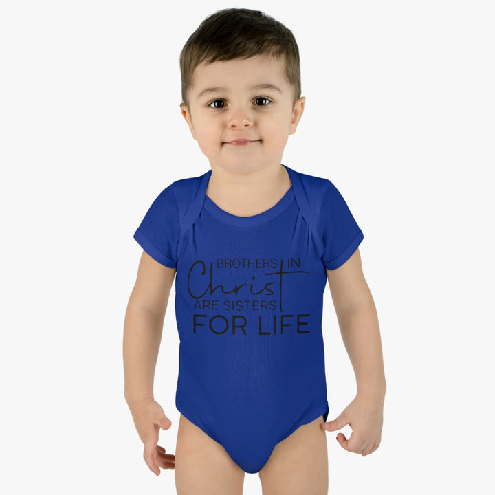 BROTHERS IN CHRIST-Infant Baby Rib Bodysuit