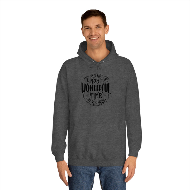 Its the most wonderful time of year-halloween-Unisex College Hoodie