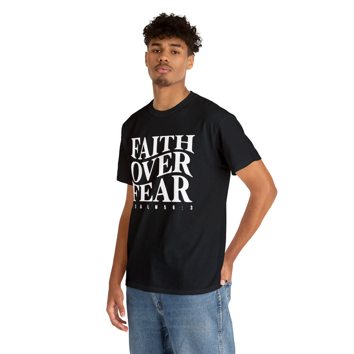 Faith Over Fear-Unisex Heavy Cotton Tee