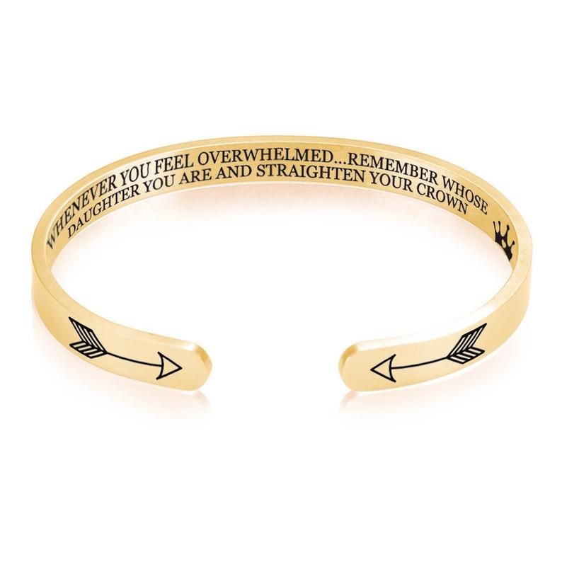School Season Inspirational Bracelet Christmas Lettering