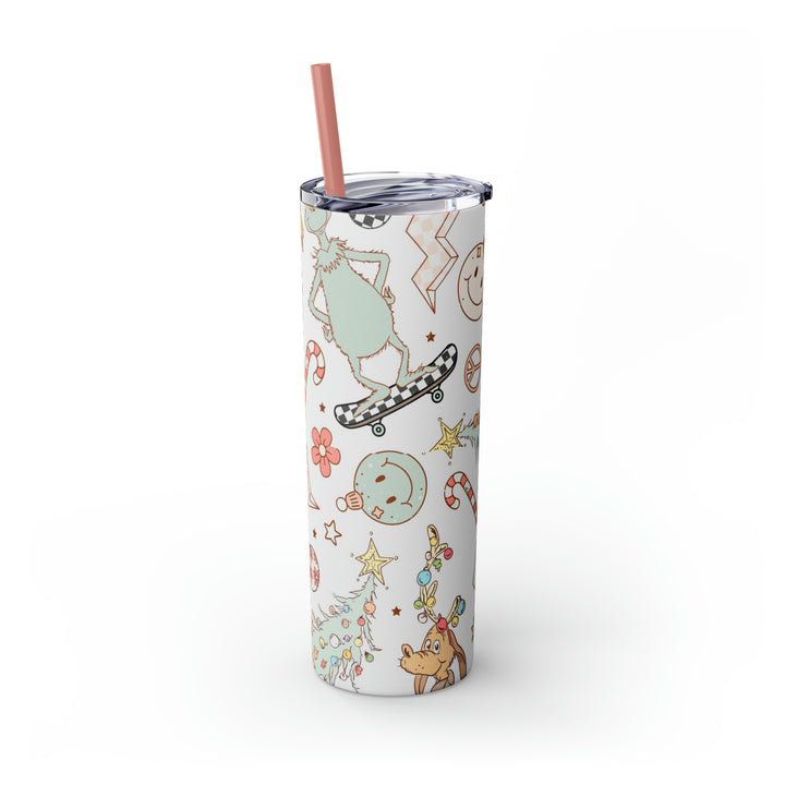 Skinny Tumbler with Straw, 20oz