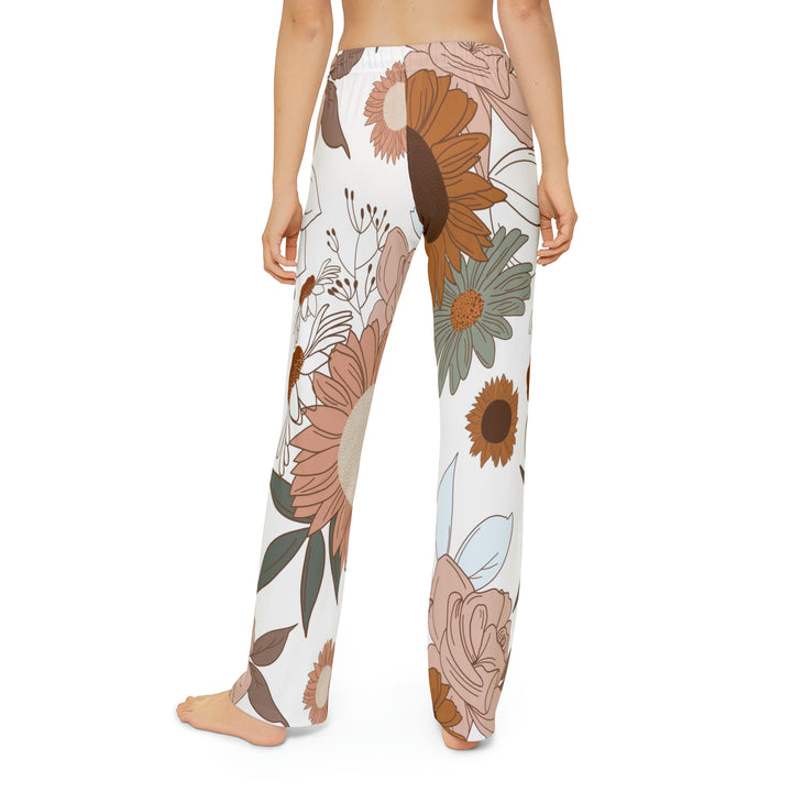 Fall Sunflower Kids Pajama Pants (AOP)
