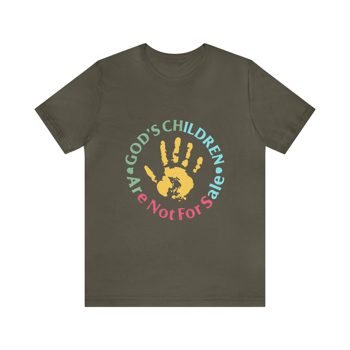 Gods children are not for sale-Unisex Jersey Short Sleeve Tee