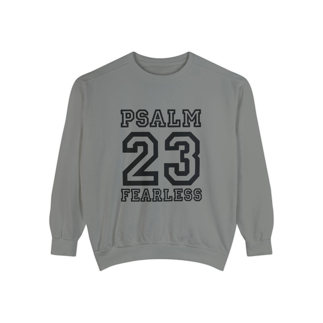 Psalm 23 Unisex Garment-Dyed Sweatshirt