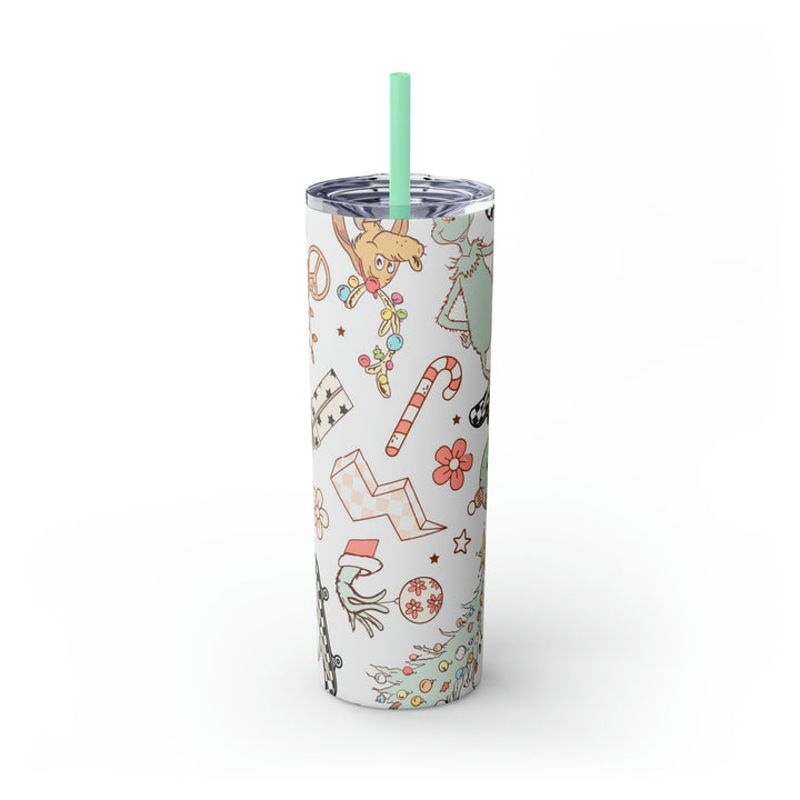 Skinny Tumbler with Straw, 20oz