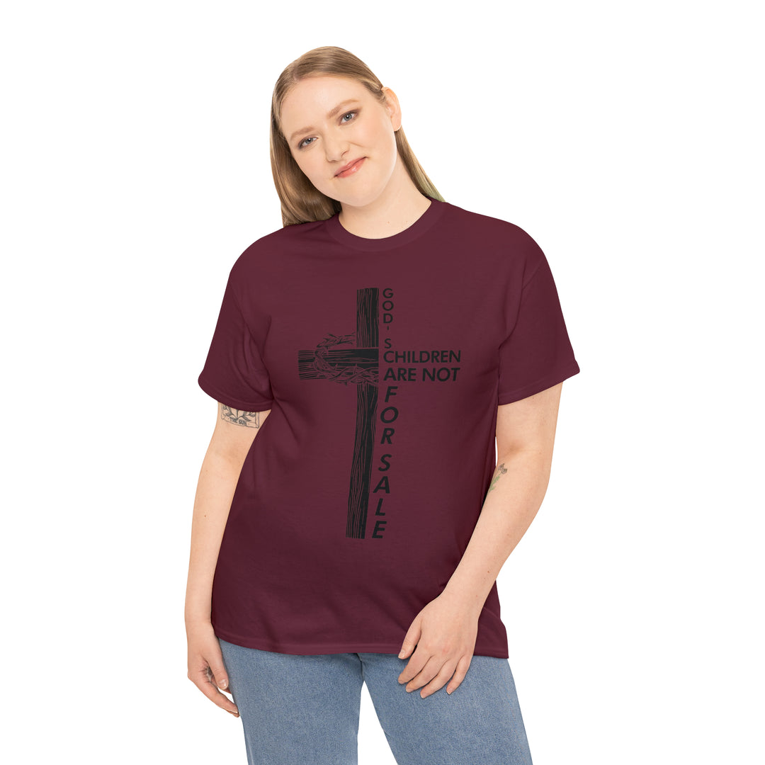 gods children are not for sale-Unisex Heavy Cotton Tee