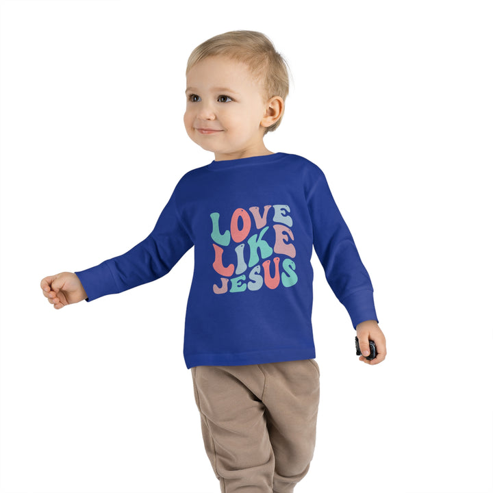 Love Like Jesus Toddler Long Sleeve Tee