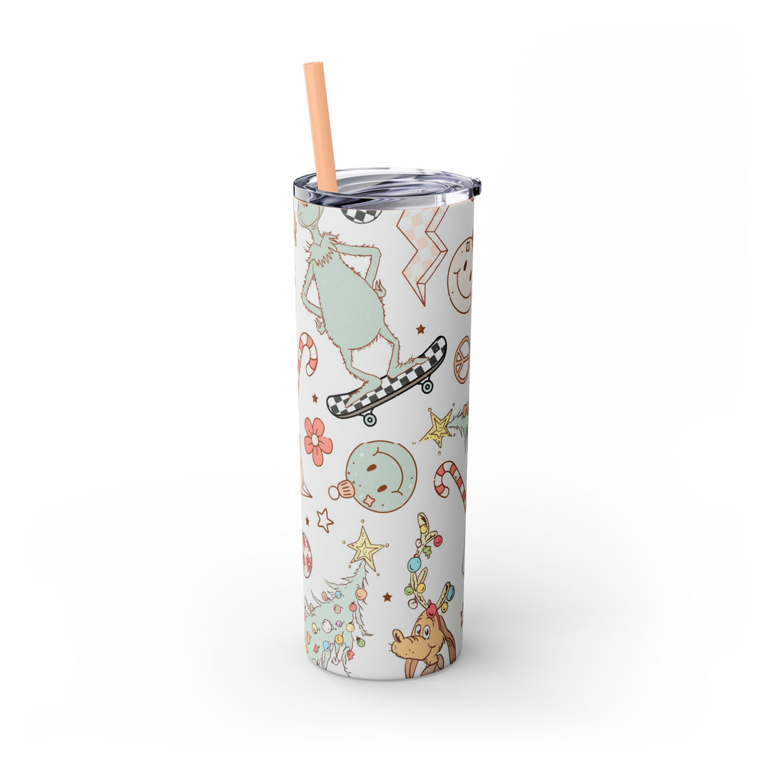 Skinny Tumbler with Straw, 20oz