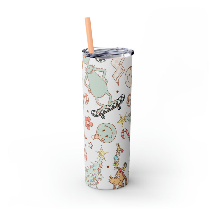 Skinny Tumbler with Straw, 20oz