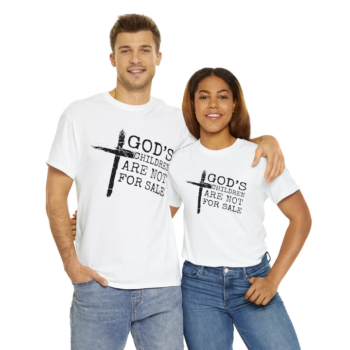 Gods children are not for sale-Unisex Heavy Cotton Tee