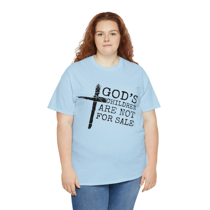 Gods children are not for sale-Unisex Heavy Cotton Tee
