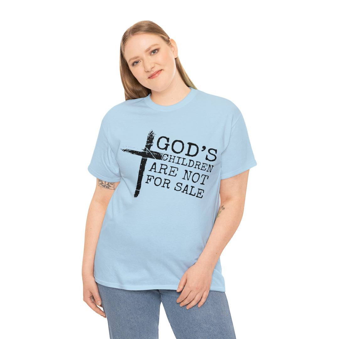 Gods children are not for sale-Unisex Heavy Cotton Tee
