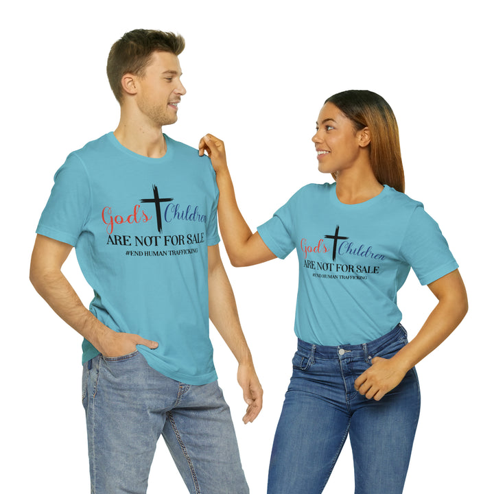 End Human trafficking-Unisex Jersey Short Sleeve Tee