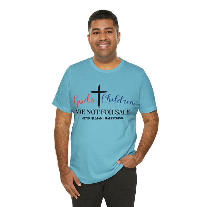 End Human trafficking-Unisex Jersey Short Sleeve Tee