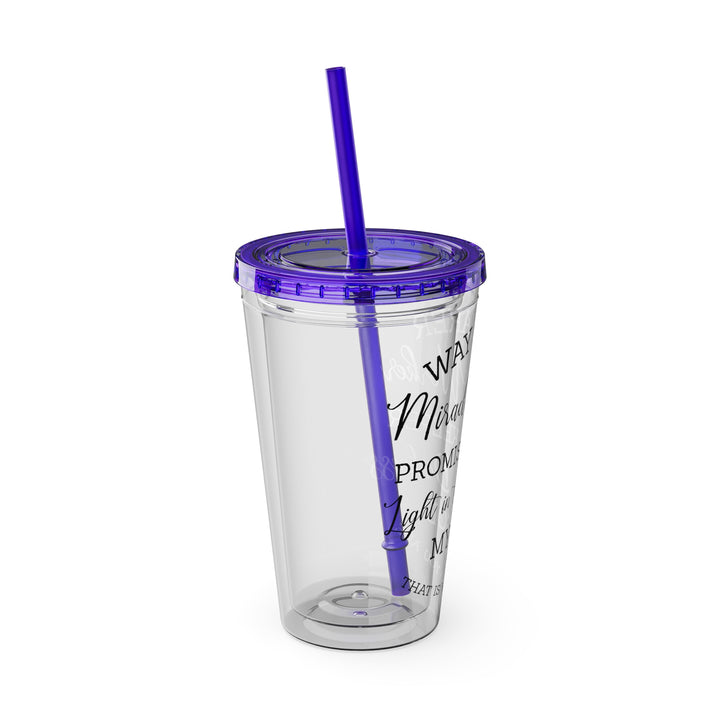 Way Maker=Sunsplash Tumbler with Straw, 16oz