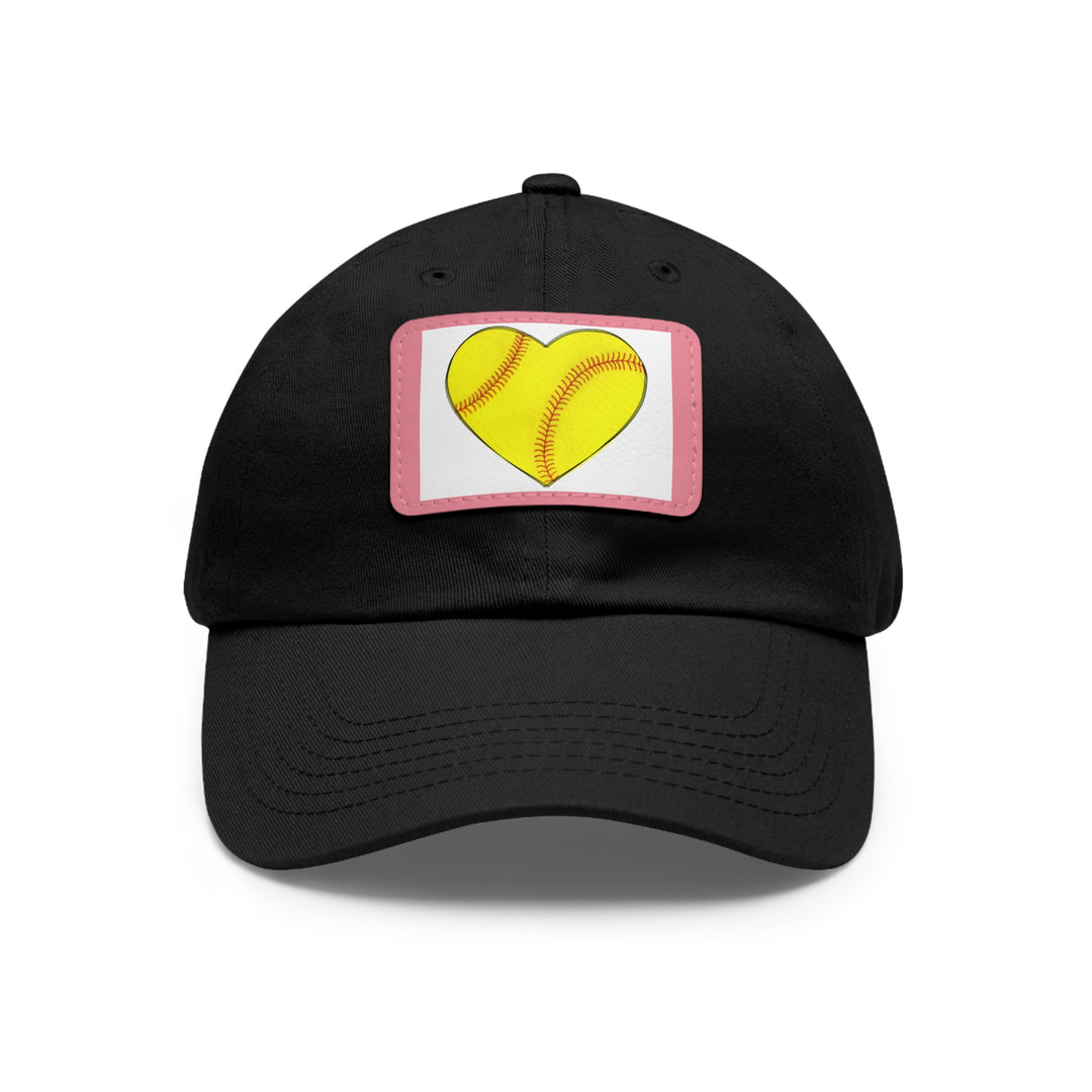 Dad Hat with Leather Patch (Rectangle)