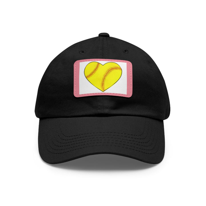 Dad Hat with Leather Patch (Rectangle)