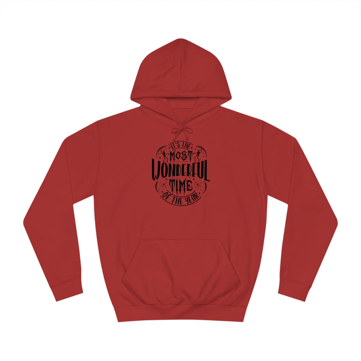 Its the most wonderful time of year-halloween-Unisex College Hoodie