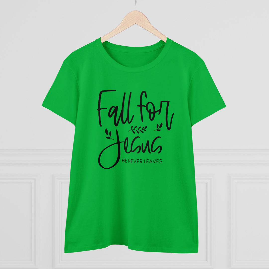 Fall For Jesus Women's Midweight Cotton Tee