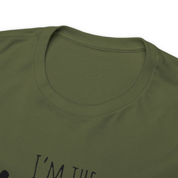 IM THE YOUNGEST=Unisex Heavy Cotton Tee