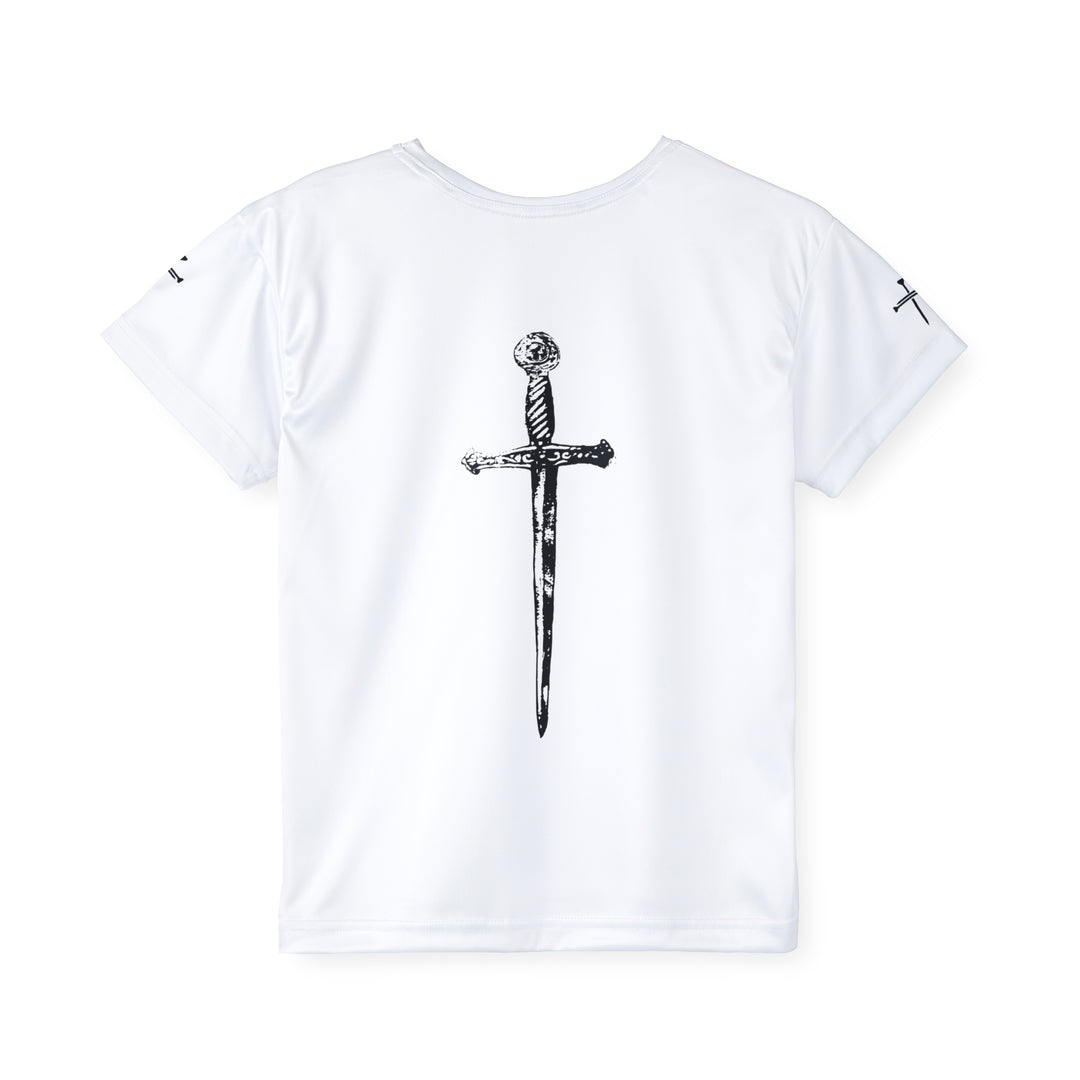 Believer walking by Faith=Kids Sports Jersey (AOP)