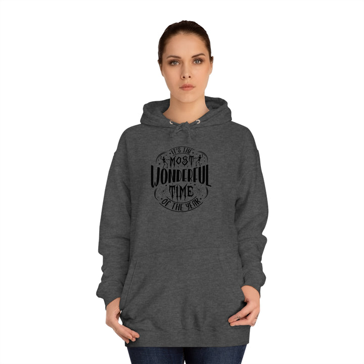 Its the most wonderful time of year-halloween-Unisex College Hoodie