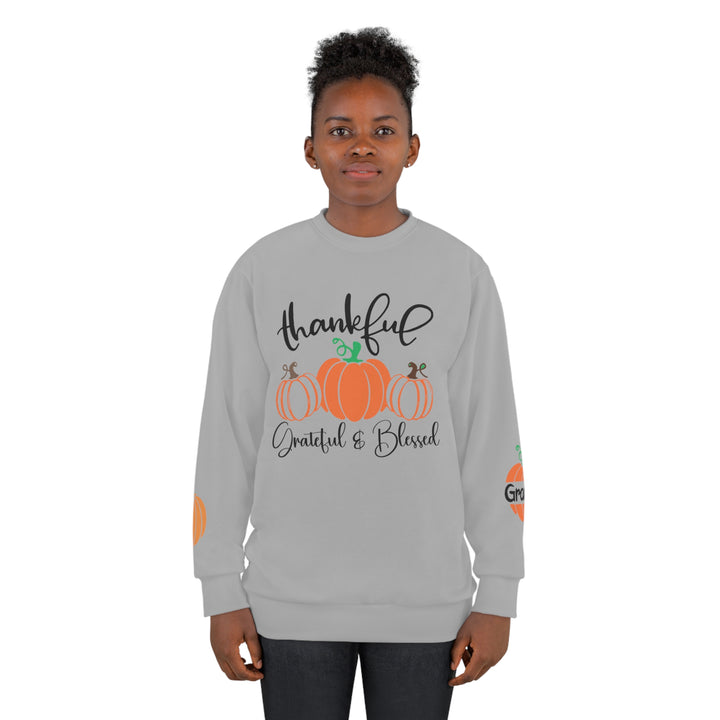 Grandma Pumpkin=Unisex Sweatshirt (AOP)