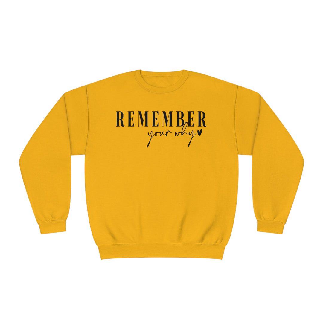 Remember your why-Unisex NuBlend® Crewneck Sweatshirt