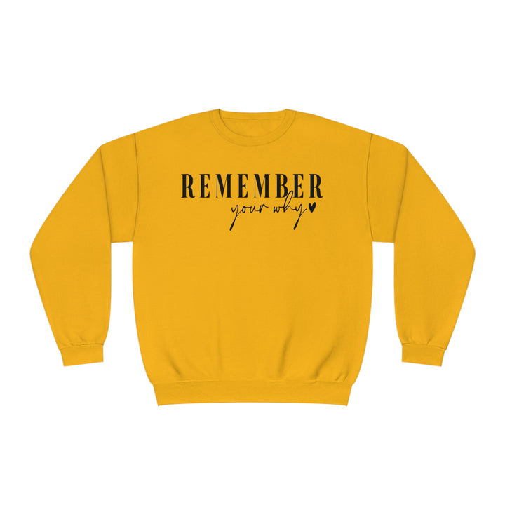 Remember your why-Unisex NuBlend® Crewneck Sweatshirt