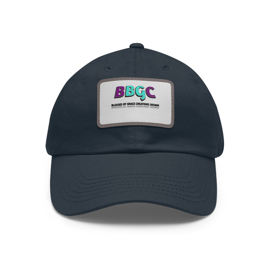 BBGC=Dad Hat with Leather Patch (Rectangle)