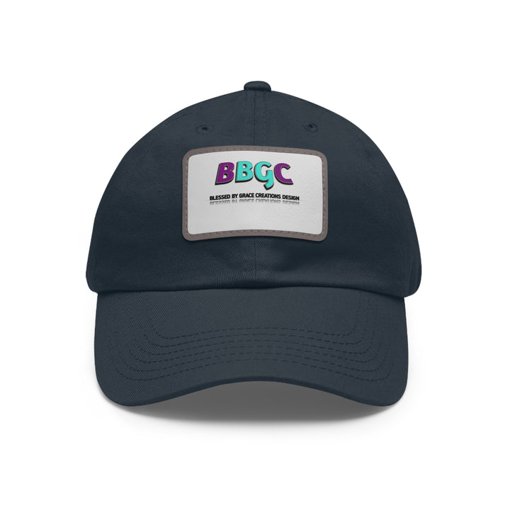 BBGC=Dad Hat with Leather Patch (Rectangle)
