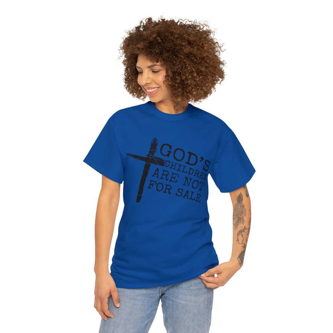 Gods children are not for sale-Unisex Heavy Cotton Tee