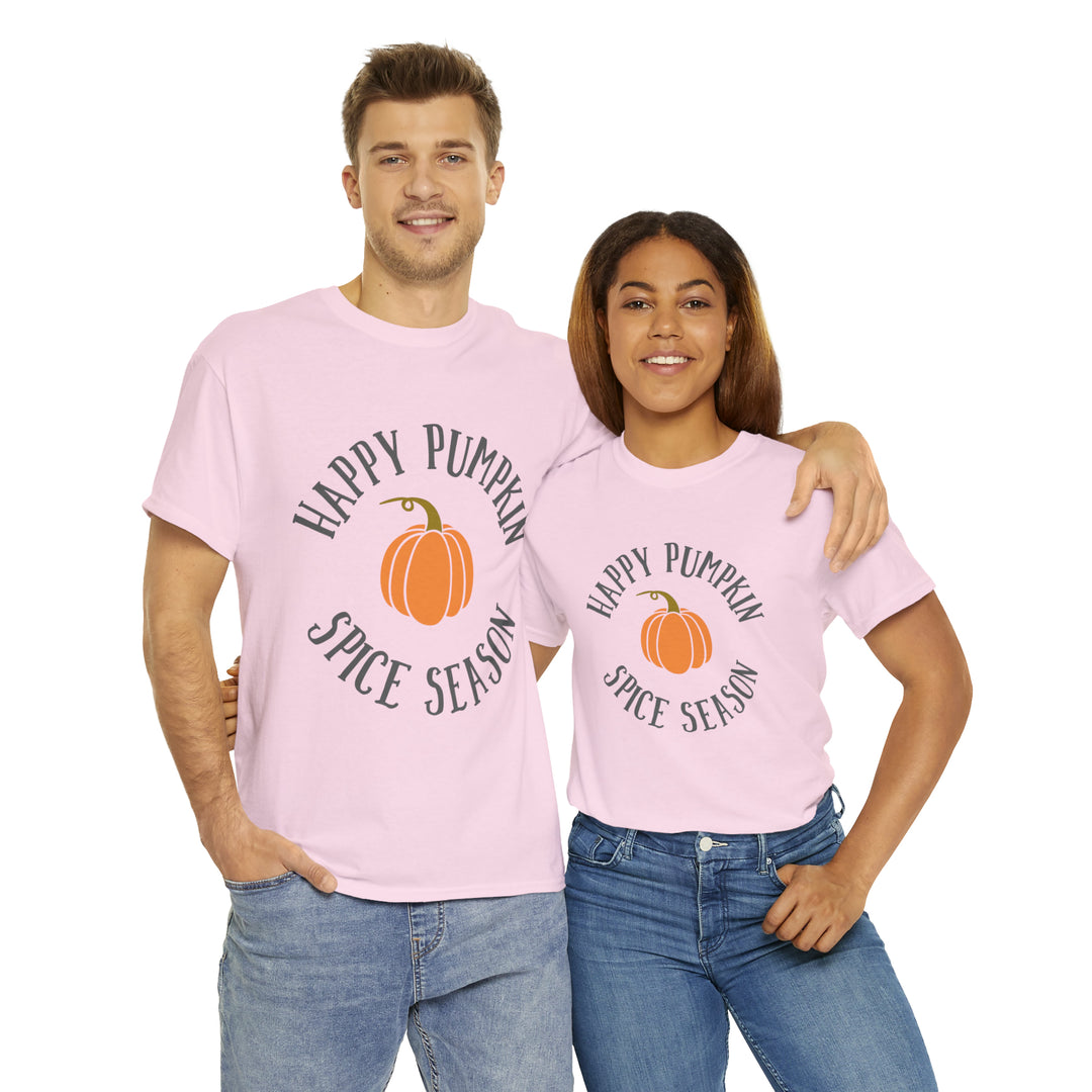 Happy Pumpkin=Unisex Heavy Cotton Tee