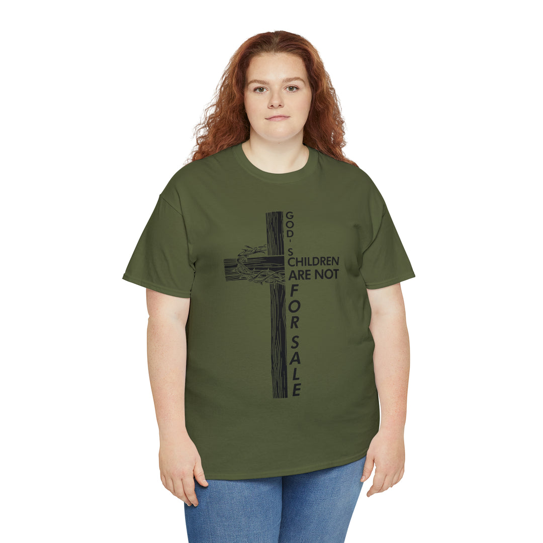 gods children are not for sale-Unisex Heavy Cotton Tee