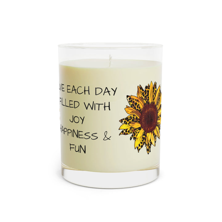 LIVE EACH DAY=Scented Candle - Full Glass, 11oz