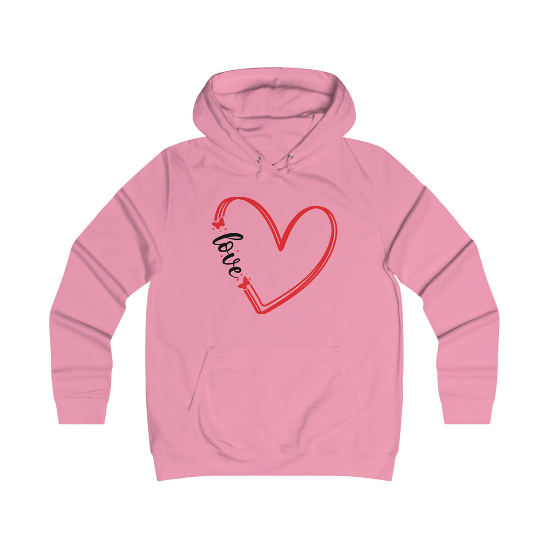 butterfly love-Girlie College Hoodie