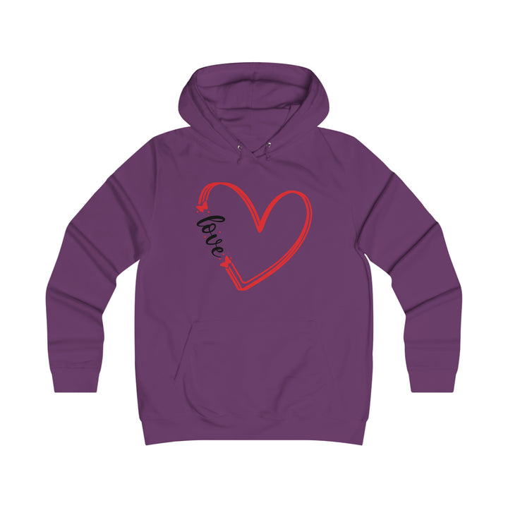 butterfly love-Girlie College Hoodie