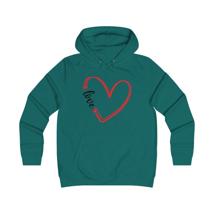 butterfly love-Girlie College Hoodie