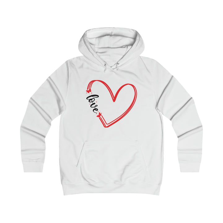 butterfly love-Girlie College Hoodie