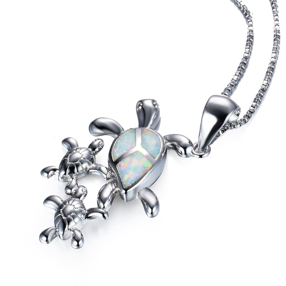 European And American Style Jewelry Necklace Opal Pendant