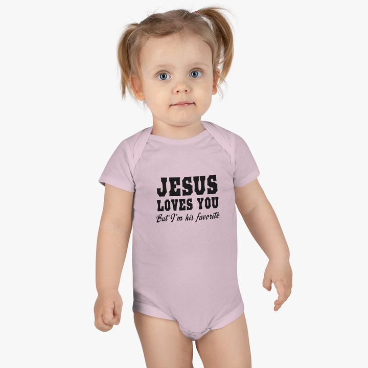 Jesus Loves You-Baby Short Sleeve Onesie®