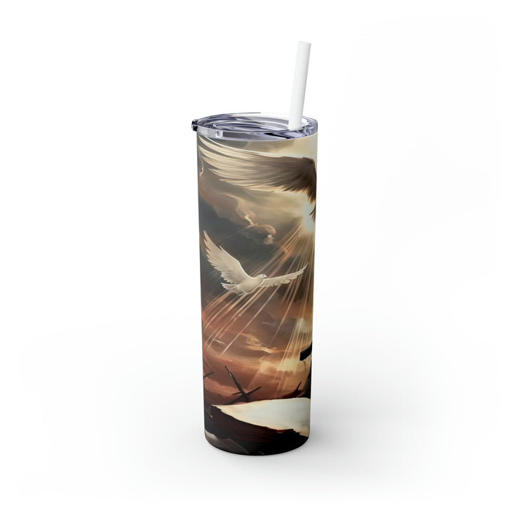 Skinny Tumbler with Straw, 20oz
