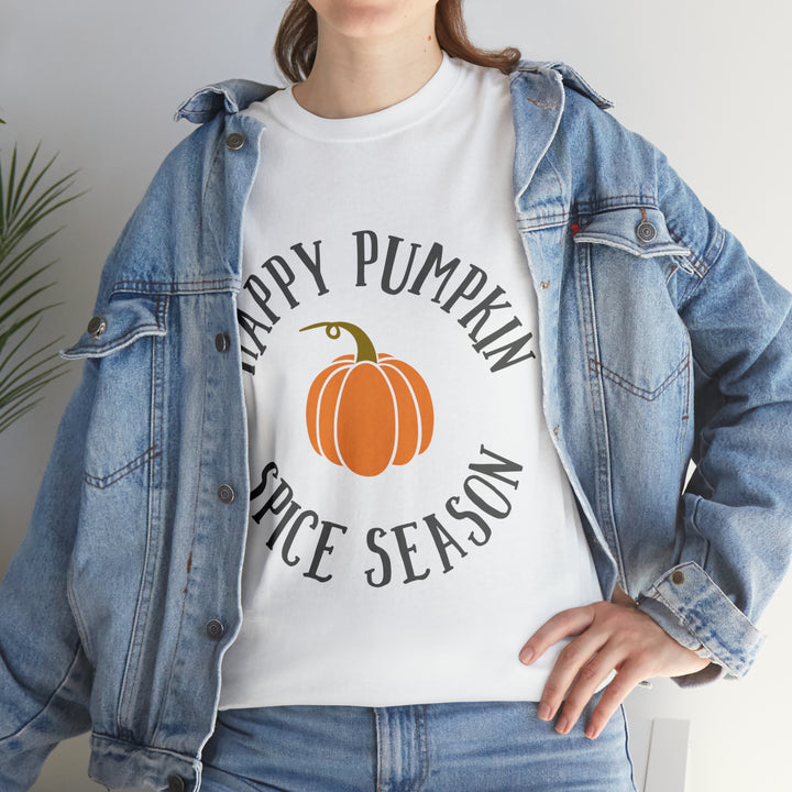 Happy Pumpkin=Unisex Heavy Cotton Tee