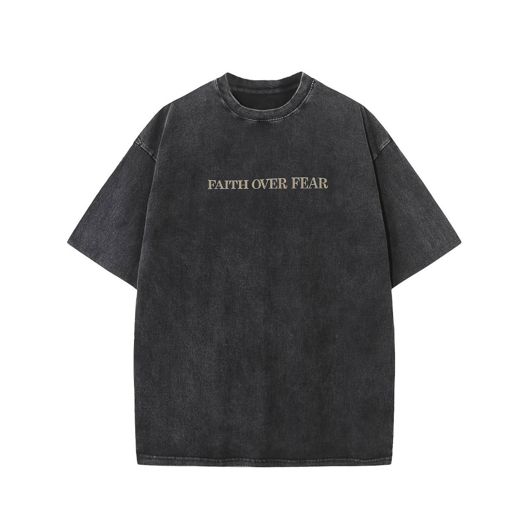 Faith Is Better Than Fear Men And Women Batik Retro Trendy T-shirt