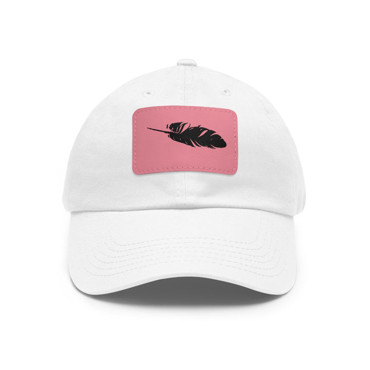 Dad Hat with Leather Patch (Rectangle)